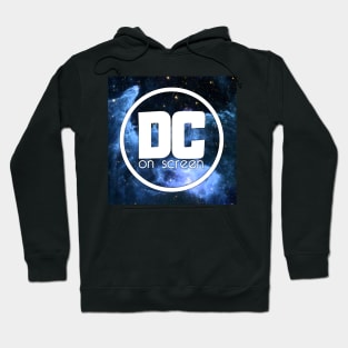 DC on SCREEN Podcast Logo (Blue Nebula) Hoodie